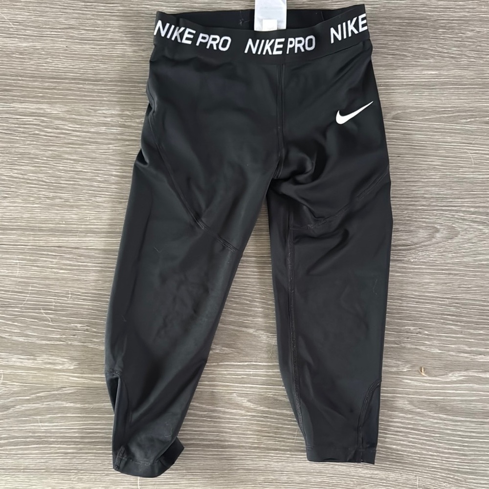 Nike Pro Kids Black Leggings